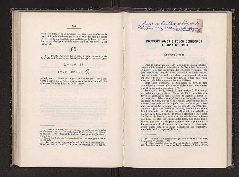 Anais da Faculdade de Scincias do Porto (antigos Annaes Scientificos da Academia Polytecnica do Porto). Vol. 22 78