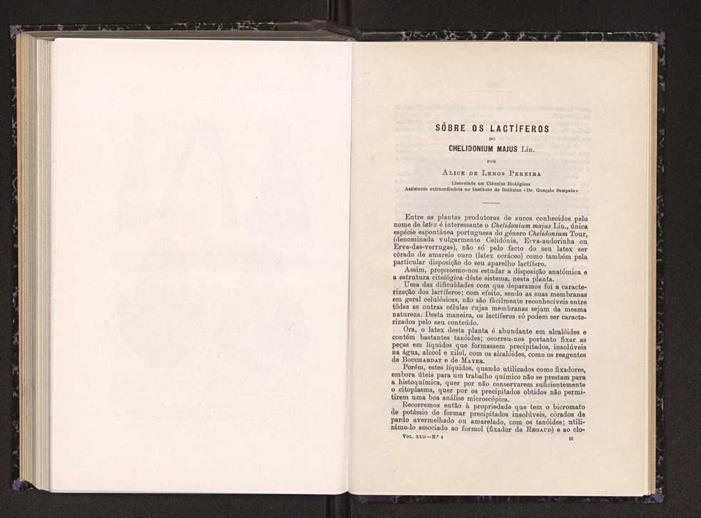 Anais da Faculdade de Scincias do Porto (antigos Annaes Scientificos da Academia Polytecnica do Porto). Vol. 22 129