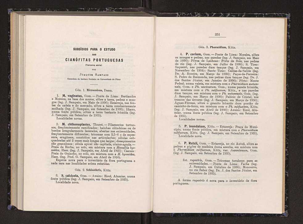 Anais da Faculdade de Scincias do Porto (antigos Annaes Scientificos da Academia Polytecnica do Porto). Vol. 22 134