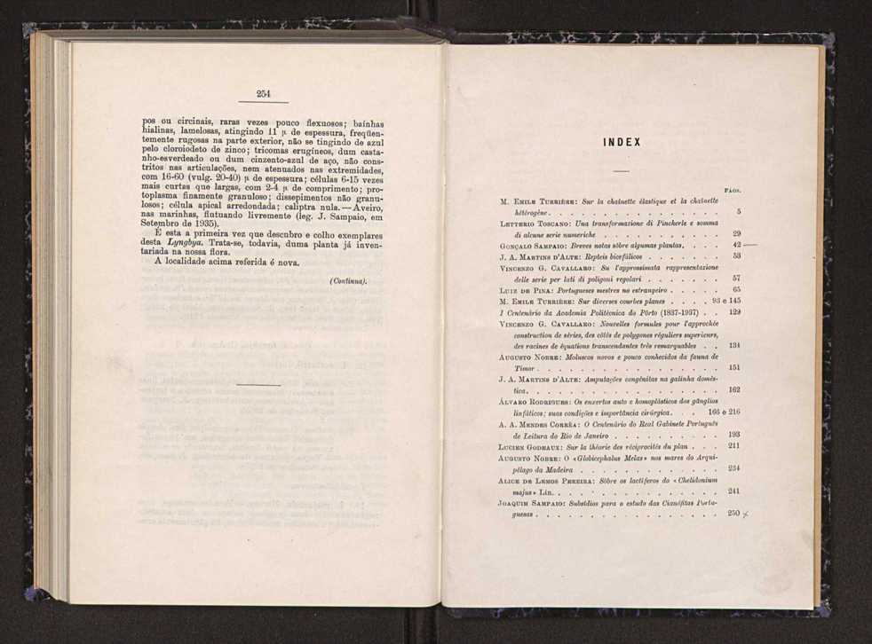 Anais da Faculdade de Scincias do Porto (antigos Annaes Scientificos da Academia Polytecnica do Porto). Vol. 22 136
