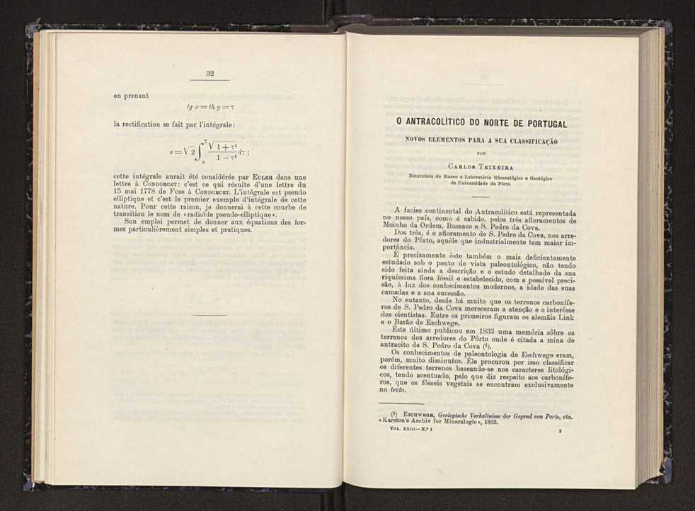 Anais da Faculdade de Scincias do Porto (antigos Annaes Scientificos da Academia Polytecnica do Porto). Vol. 23 17