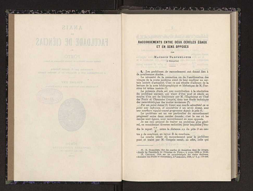 Anais da Faculdade de Scincias do Porto (antigos Annaes Scientificos da Academia Polytecnica do Porto). Vol. 24 4