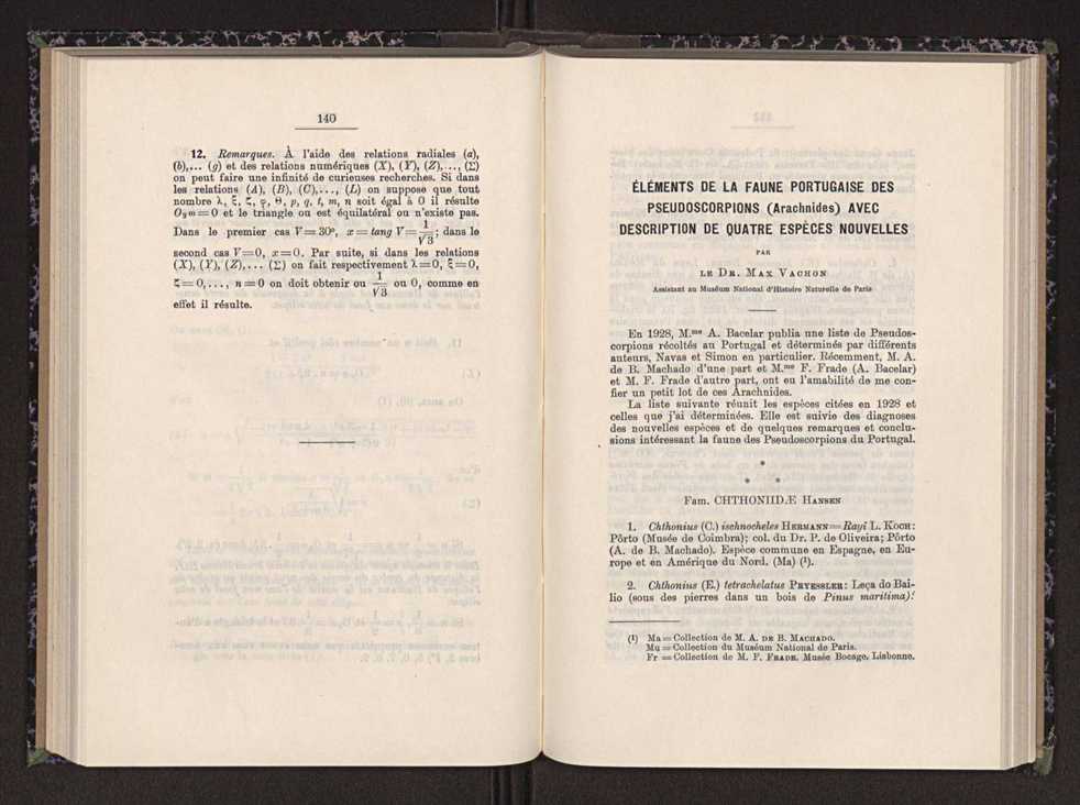 Anais da Faculdade de Scincias do Porto (antigos Annaes Scientificos da Academia Polytecnica do Porto). Vol. 24 75