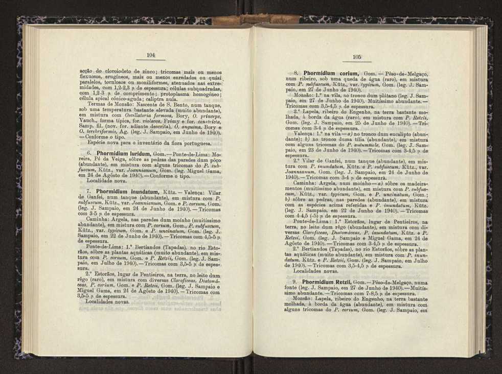 Anais da Faculdade de Scincias do Porto (antigos Annaes Scientificos da Academia Polytecnica do Porto). Vol. 26 54