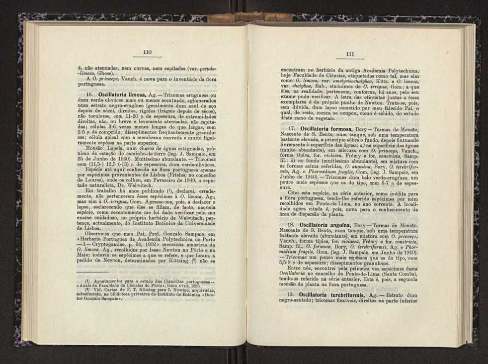 Anais da Faculdade de Scincias do Porto (antigos Annaes Scientificos da Academia Polytecnica do Porto). Vol. 26 57