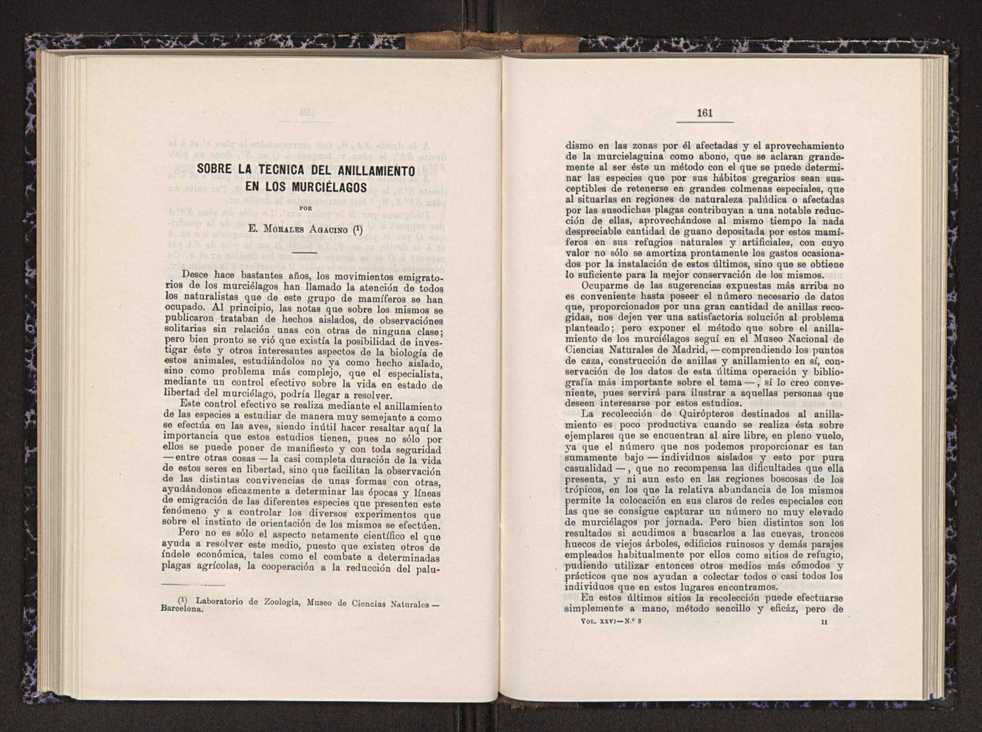 Anais da Faculdade de Scincias do Porto (antigos Annaes Scientificos da Academia Polytecnica do Porto). Vol. 26 83