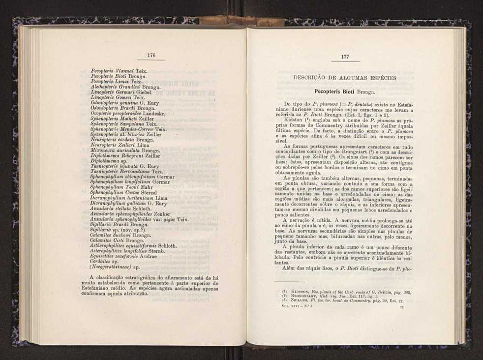 Anais da Faculdade de Scincias do Porto (antigos Annaes Scientificos da Academia Polytecnica do Porto). Vol. 26 91