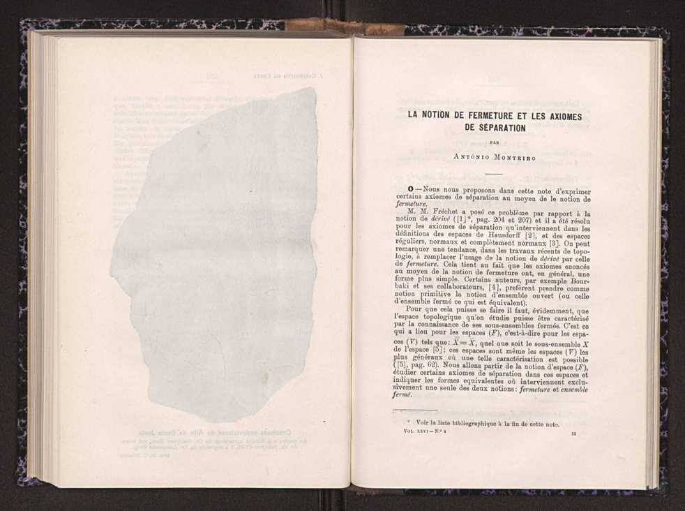 Anais da Faculdade de Scincias do Porto (antigos Annaes Scientificos da Academia Polytecnica do Porto). Vol. 26 105