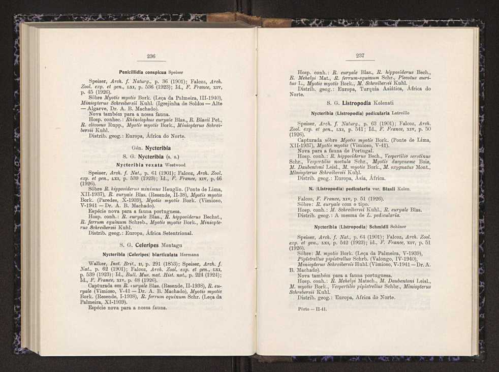 Anais da Faculdade de Scincias do Porto (antigos Annaes Scientificos da Academia Polytecnica do Porto). Vol. 26 127