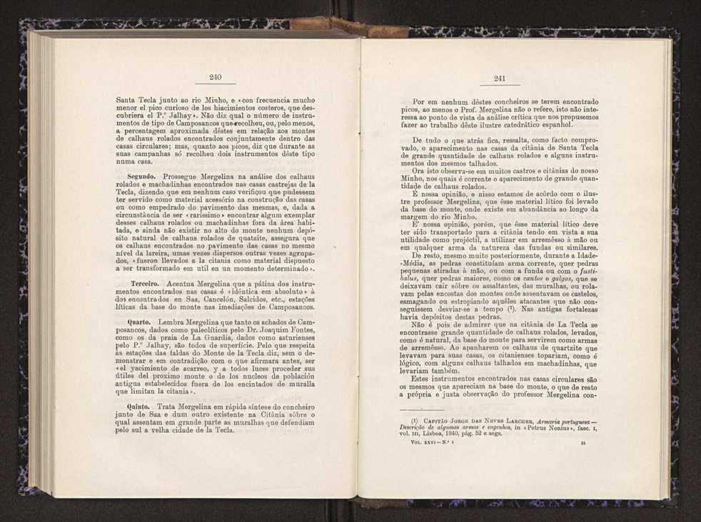Anais da Faculdade de Scincias do Porto (antigos Annaes Scientificos da Academia Polytecnica do Porto). Vol. 26 129