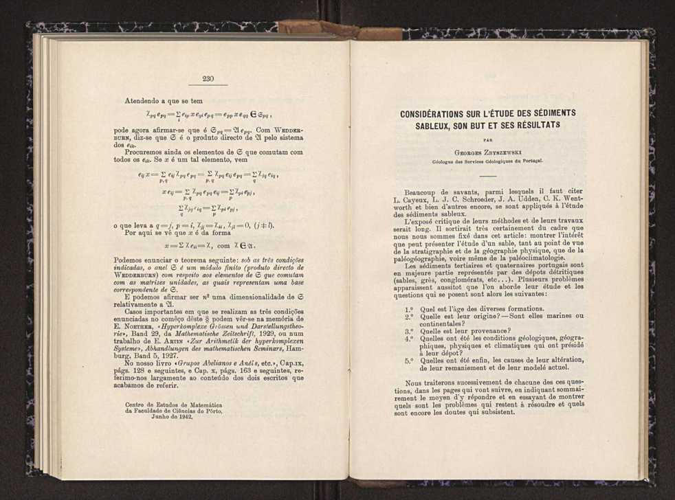 Anais da Faculdade de Scincias do Porto (antigos Annaes Scientificos da Academia Polytecnica do Porto). Vol. 27 118