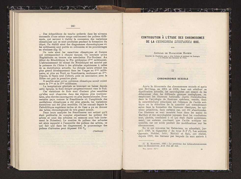 Anais da Faculdade de Scincias do Porto (antigos Annaes Scientificos da Academia Polytecnica do Porto). Vol. 27 123