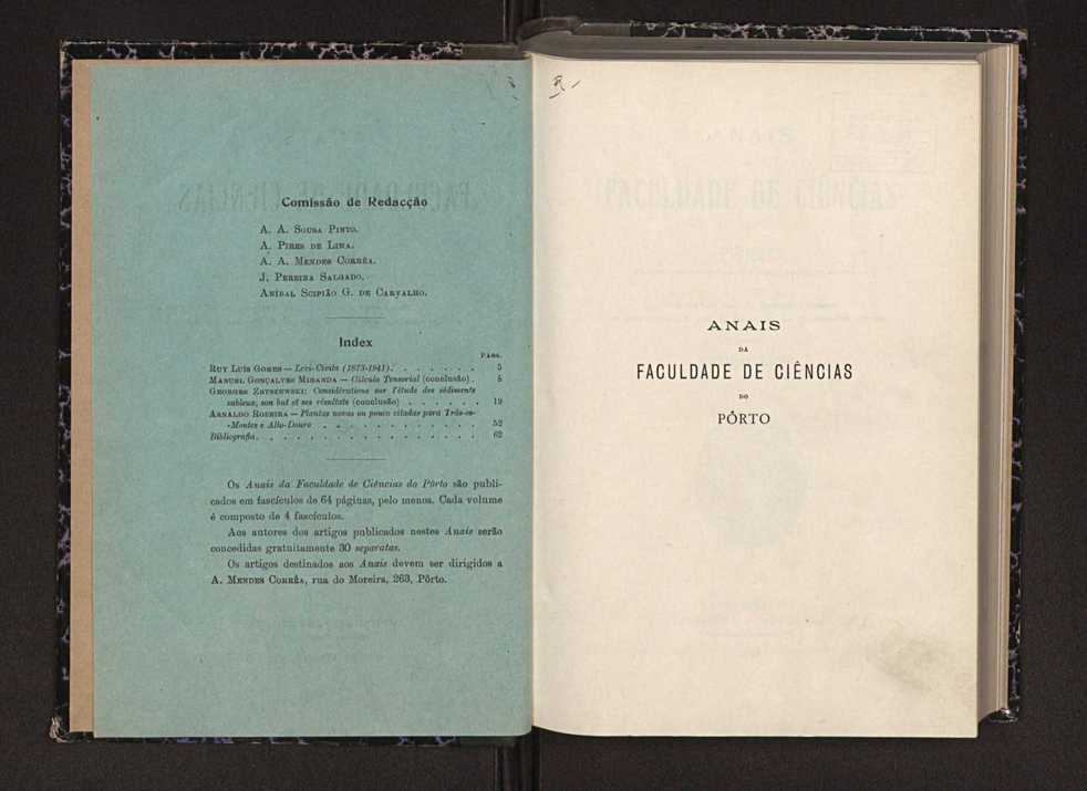 Anais da Faculdade de Scincias do Porto (antigos Annaes Scientificos da Academia Polytecnica do Porto). Vol. 28 4