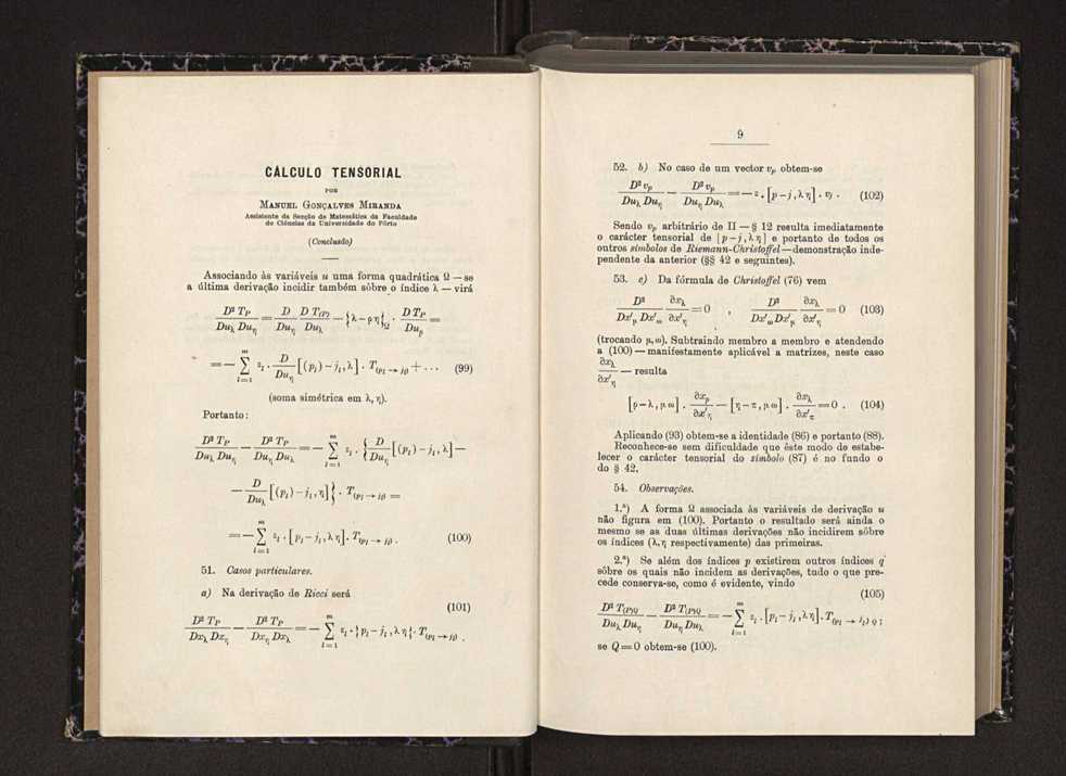 Anais da Faculdade de Scincias do Porto (antigos Annaes Scientificos da Academia Polytecnica do Porto). Vol. 28 9