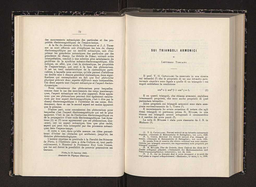 Anais da Faculdade de Scincias do Porto (antigos Annaes Scientificos da Academia Polytecnica do Porto). Vol. 28 41