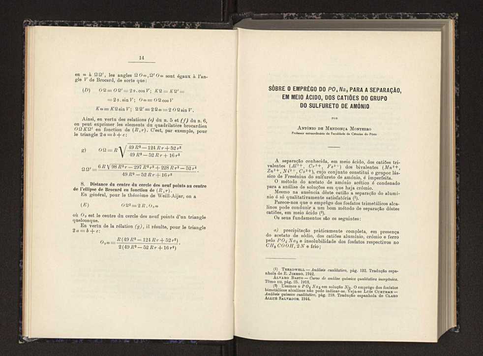 Anais da Faculdade de Scincias do Porto (antigos Annaes Scientificos da Academia Polytecnica do Porto). Vol. 29 8