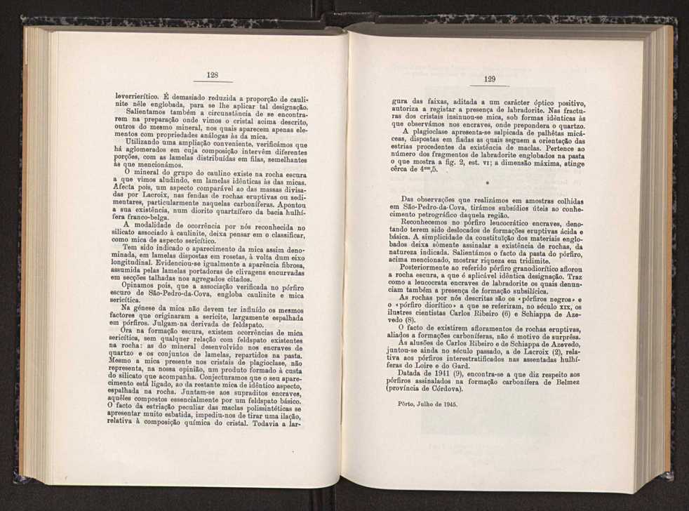 Anais da Faculdade de Scincias do Porto (antigos Annaes Scientificos da Academia Polytecnica do Porto). Vol. 30 73