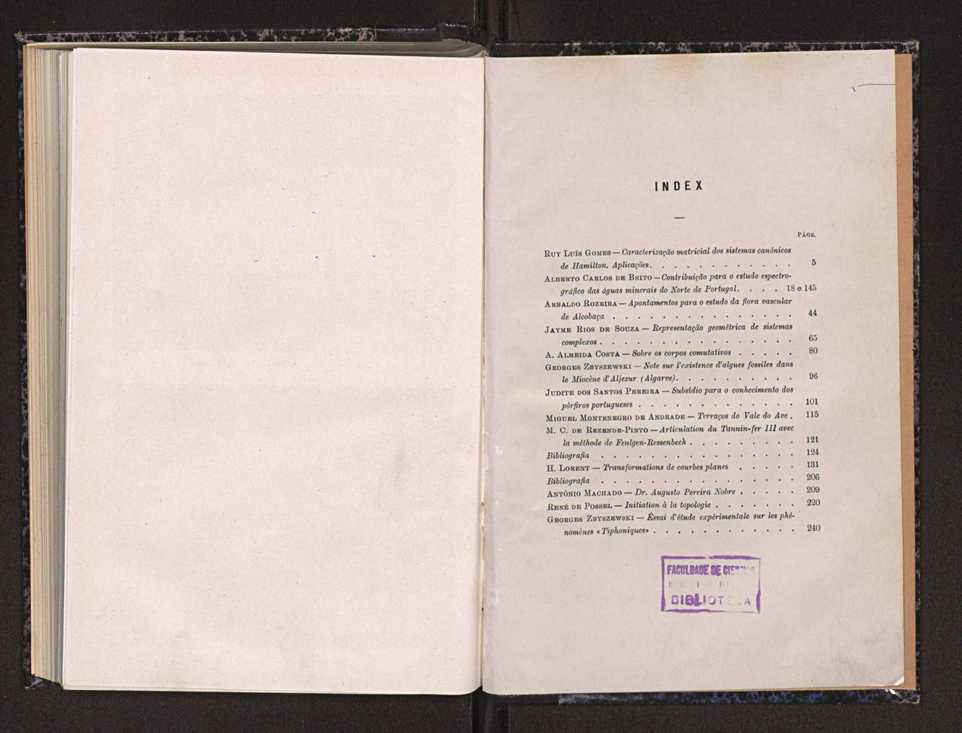 Anais da Faculdade de Scincias do Porto (antigos Annaes Scientificos da Academia Polytecnica do Porto). Vol. 31 165