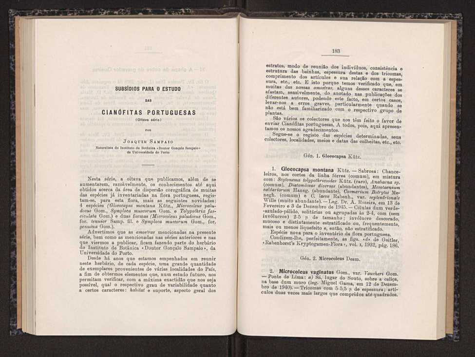 Anais da Faculdade de Scincias do Porto (antigos Annaes Scientificos da Academia Polytecnica do Porto). Vol. 32 97