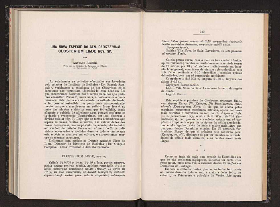 Anais da Faculdade de Scincias do Porto (antigos Annaes Scientificos da Academia Polytecnica do Porto). Vol. 33 153