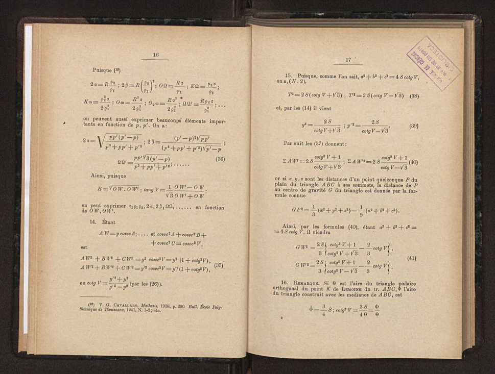 Anais da Faculdade de Scincias do Porto (antigos Annaes Scientificos da Academia Polytecnica do Porto). Vol. 36 10