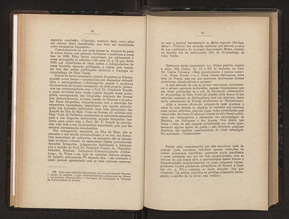 Anais da Faculdade de Scincias do Porto (antigos Annaes Scientificos da Academia Polytecnica do Porto). Vol. 36 19