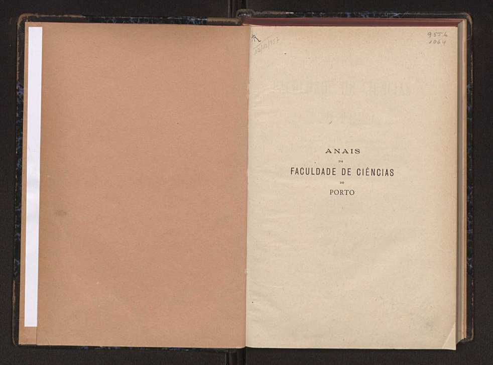 Anais da Faculdade de Sci�ncias do Porto (antigos Annaes Scientificos da Academia Polytecnica do Porto). Vol. 37 3