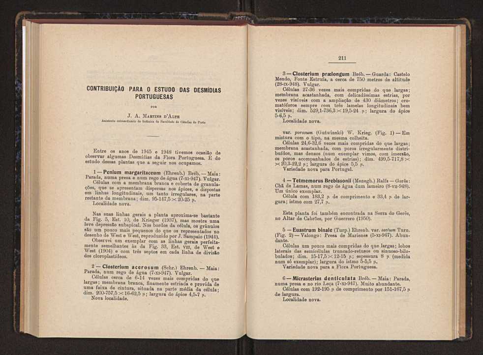 Anais da Faculdade de Scincias do Porto (antigos Annaes Scientificos da Academia Polytecnica do Porto). Vol. 37 111