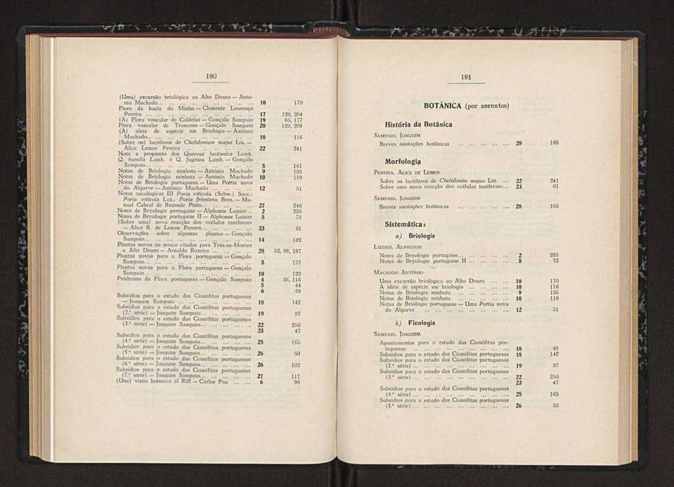 Anais da Faculdade de Scincias do Porto (antigos Annaes Scientificos da Academia Polytecnica do Porto). Vol. 39 108