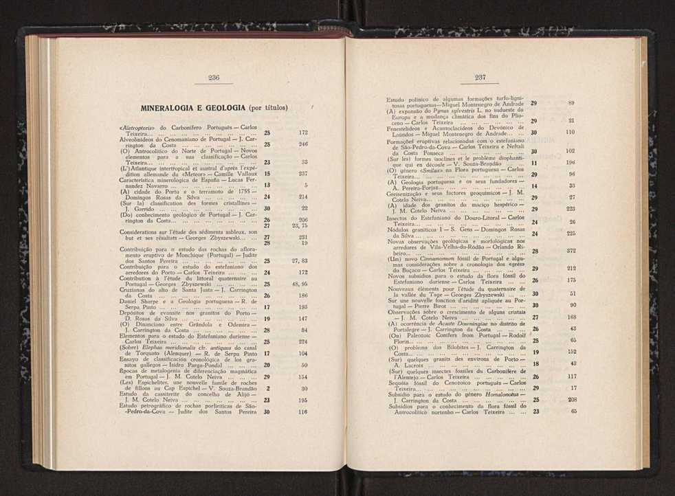 Anais da Faculdade de Scincias do Porto (antigos Annaes Scientificos da Academia Polytecnica do Porto). Vol. 39 131