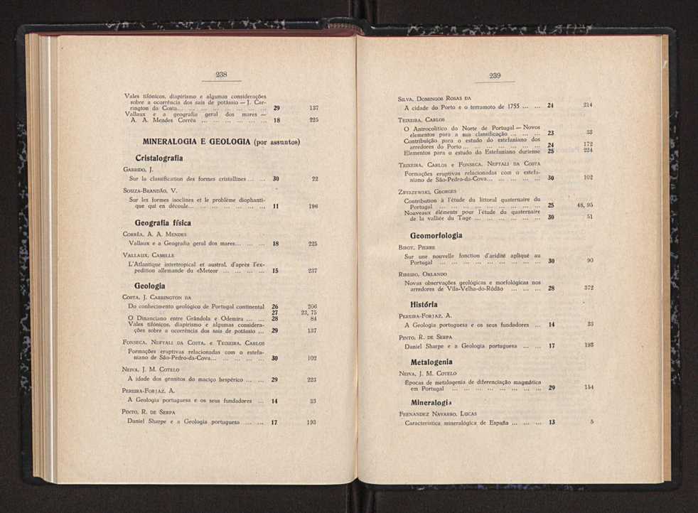 Anais da Faculdade de Scincias do Porto (antigos Annaes Scientificos da Academia Polytecnica do Porto). Vol. 39 132