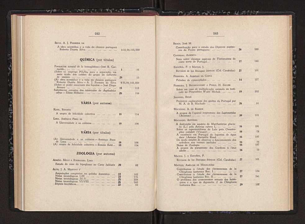 Anais da Faculdade de Scincias do Porto (antigos Annaes Scientificos da Academia Polytecnica do Porto). Vol. 39 134
