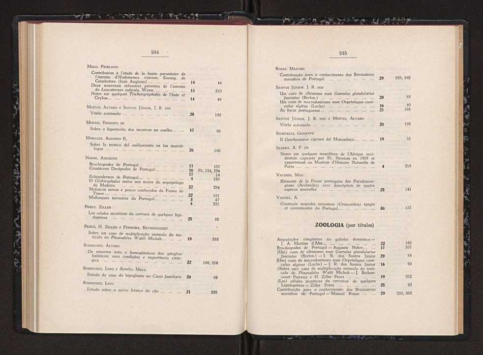 Anais da Faculdade de Scincias do Porto (antigos Annaes Scientificos da Academia Polytecnica do Porto). Vol. 39 135