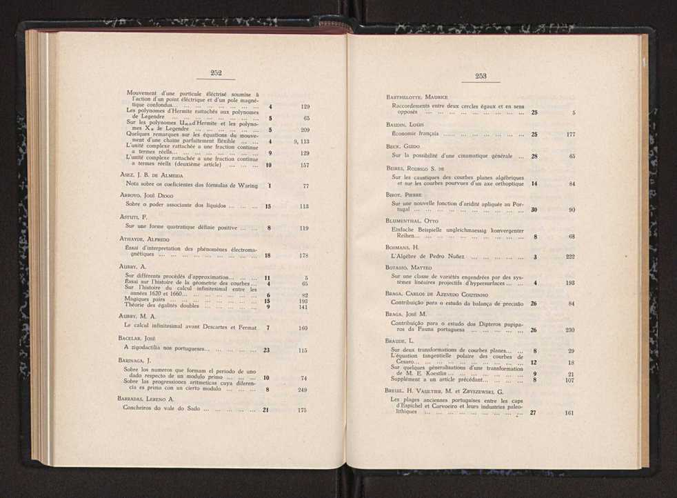 Anais da Faculdade de Scincias do Porto (antigos Annaes Scientificos da Academia Polytecnica do Porto). Vol. 39 139