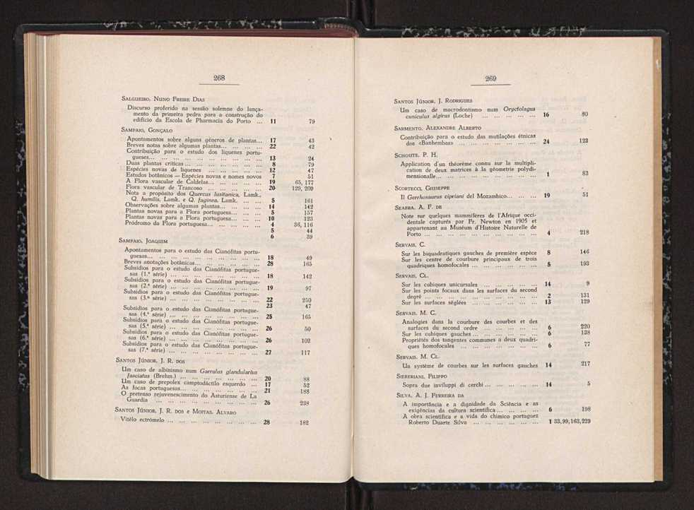 Anais da Faculdade de Scincias do Porto (antigos Annaes Scientificos da Academia Polytecnica do Porto). Vol. 39 147