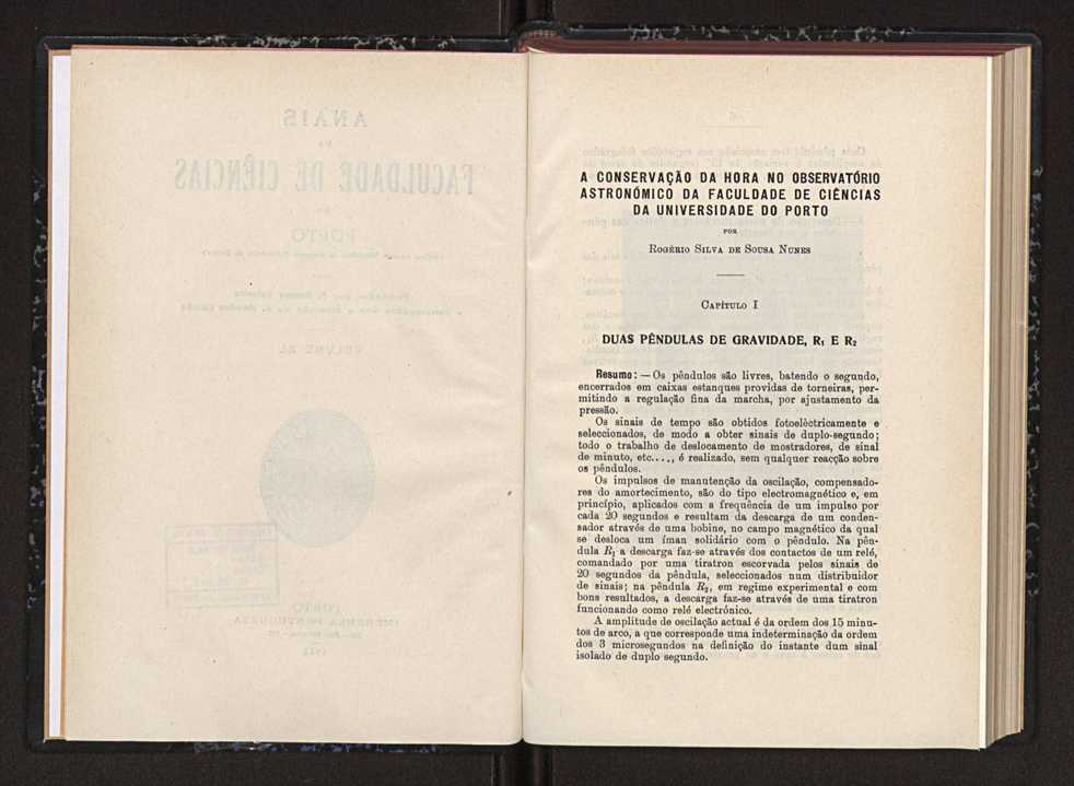 Anais da Faculdade de Scincias do Porto (antigos Annaes Scientificos da Academia Polytecnica do Porto). Vol. 40 5