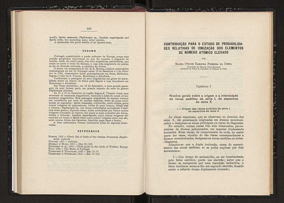 Anais da Faculdade de Scincias do Porto (antigos Annaes Scientificos da Academia Polytecnica do Porto). Vol. 40 137