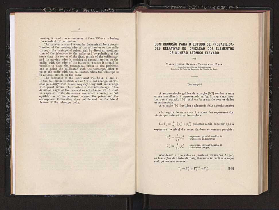 Anais da Faculdade de Scincias do Porto (antigos Annaes Scientificos da Academia Polytecnica do Porto). Vol. 41 6
