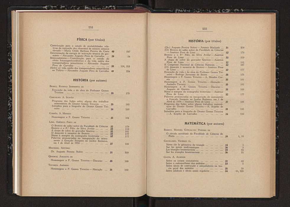 Anais da Faculdade de Scincias do Porto (antigos Annaes Scientificos da Academia Polytecnica do Porto). Vol. 41 135