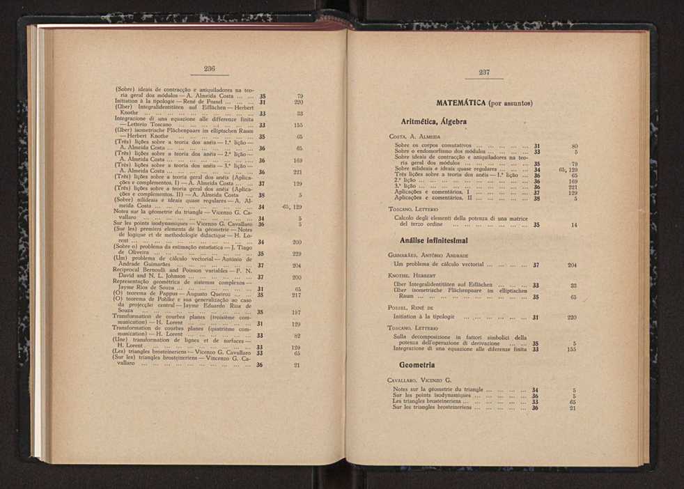 Anais da Faculdade de Scincias do Porto (antigos Annaes Scientificos da Academia Polytecnica do Porto). Vol. 41 137