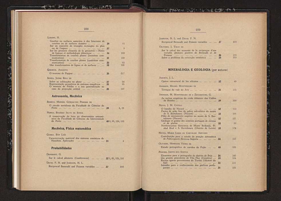 Anais da Faculdade de Scincias do Porto (antigos Annaes Scientificos da Academia Polytecnica do Porto). Vol. 41 138