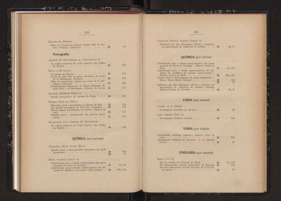 Anais da Faculdade de Scincias do Porto (antigos Annaes Scientificos da Academia Polytecnica do Porto). Vol. 41 140