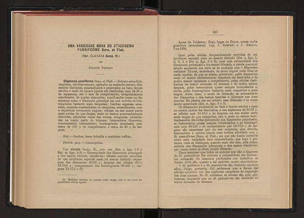 Anais da Faculdade de Scincias do Porto (antigos Annaes Scientificos da Academia Polytecnica do Porto). Vol. 42 129