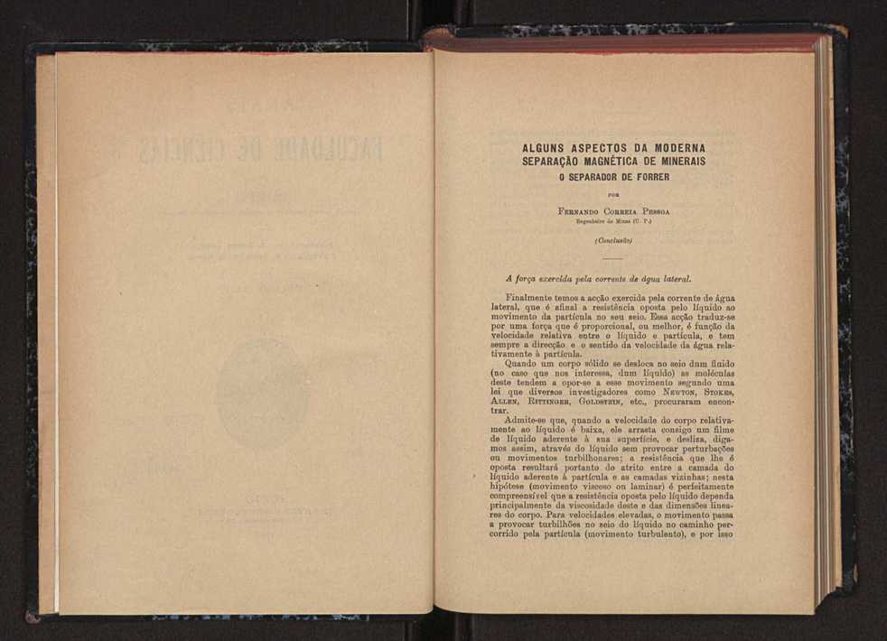Anais da Faculdade de Scincias do Porto (antigos Annaes Scientificos da Academia Polytecnica do Porto). Vol. 44 5