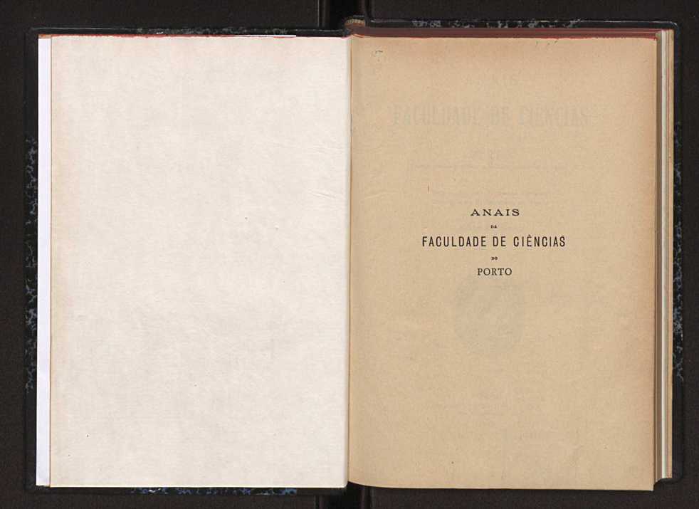 Anais da Faculdade de Scincias do Porto (antigos Annaes Scientificos da Academia Polytecnica do Porto). Vol. 45 3