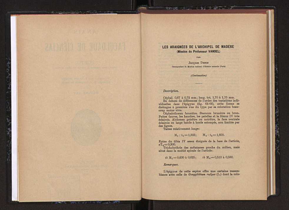 Anais da Faculdade de Scincias do Porto (antigos Annaes Scientificos da Academia Polytecnica do Porto). Vol. 45 5