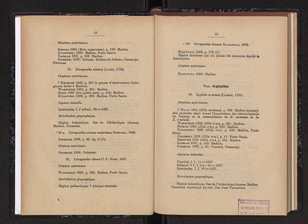 Anais da Faculdade de Scincias do Porto (antigos Annaes Scientificos da Academia Polytecnica do Porto). Vol. 45 11