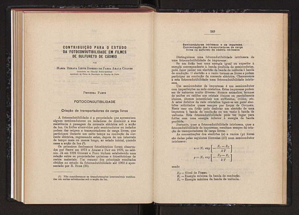 Anais da Faculdade de Scincias do Porto (antigos Annaes Scientificos da Academia Polytecnica do Porto). Vol. 45 147