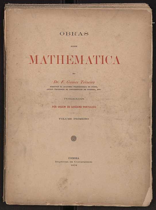 Obras sobre mathematica. Vol. 1  1