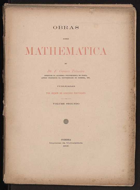 Obras sobre mathematica. Vol. 2 1